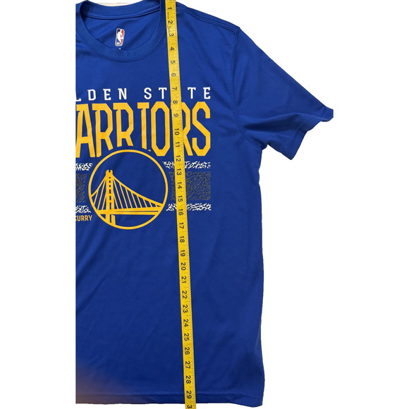 Golden State Warriors Shirt Mens Medium Blue NBA Basketball Steph Curry 30 - Picture 5 of 6